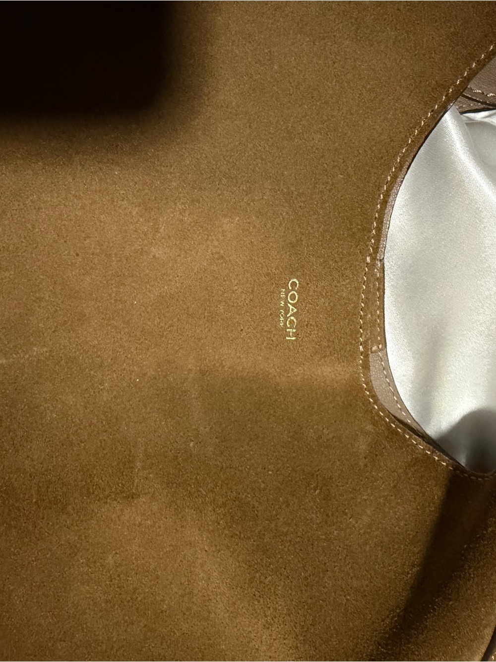 COACH Suede brooklyn bag 28 - Picture 3 of 6